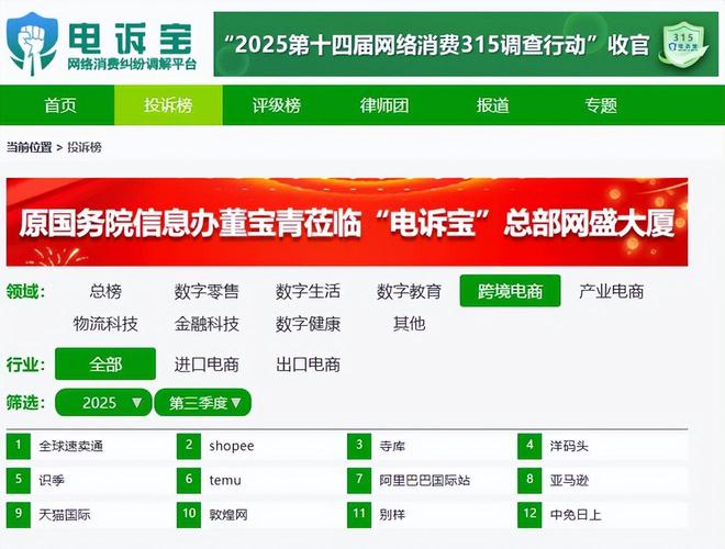 样等入选Q3全国跨境电商十大典型投诉案例